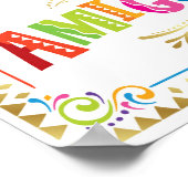 AMIGOSフィエスタパーティーサインプリント ポスター (角)