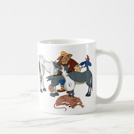 AMIGOS DEドンQUIJOTE - 400 Años -セルバンデスのtaza コーヒーマグカップ (右)