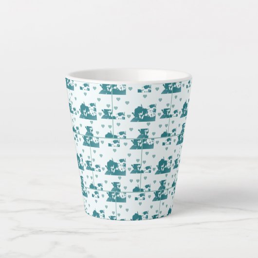 Amigos Felinos. カフェラテマグ (正面)