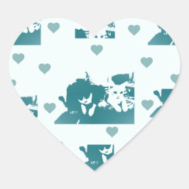 Amigos Felinos. ハートシール