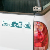 Amigos Felinos. バンパーステッカー (トラック上)