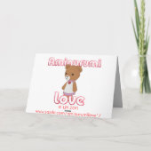 Amigurumiの友人の挨拶状 カード (裏面)