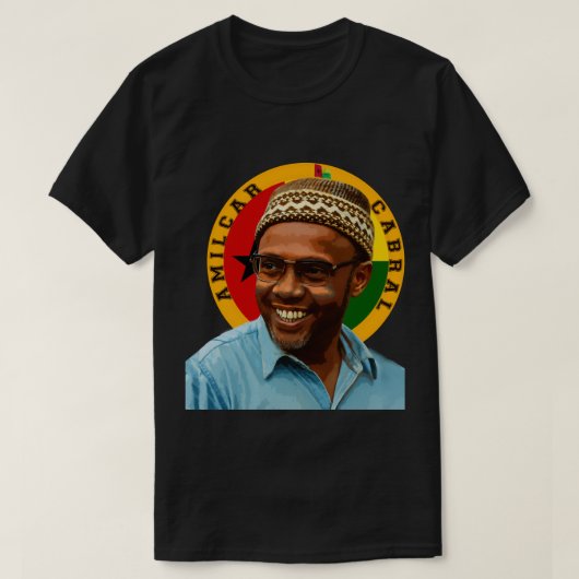 Amílcar Cabral Pan-African T-Shirt Afrocentric tee Tシャツ (デザイン正面)