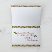 Amishファームのクリスマスカード、名前の追加 シーズンカード (内部)