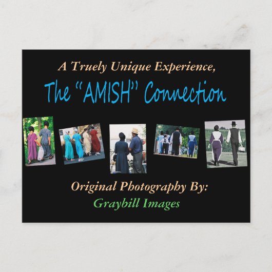 「AMISH」つながり ポストカード (正面)