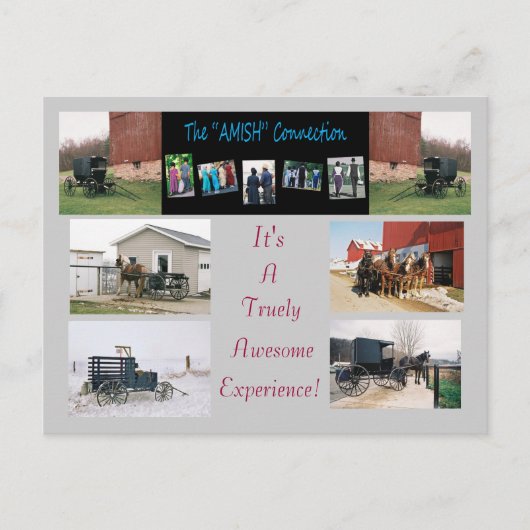 「AMISH」つながり ポストカード (正面)