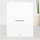 AMISH BIRTHDAY FUNNY HUMOR GREETING CARD カード (裏面)