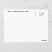 Amish Countryはがき ポストカード (裏面)