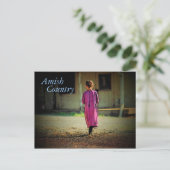 Amish Country Girlはがき ポストカード (スタンド正面)