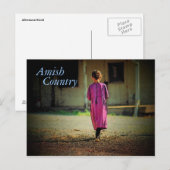 Amish Country Girlはがき ポストカード (正面/裏面)