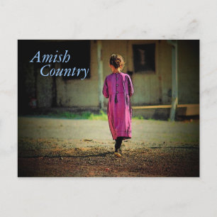 Amish Country Girlはがき ポストカード