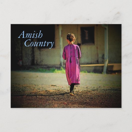 Amish Country Girlはがき ポストカード (正面)