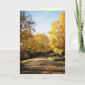 Amish Country Road Greeting Card カード (正面)
