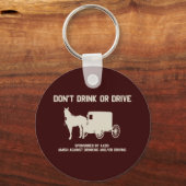 Amish - dont drink or drive キーホルダー (正面)
