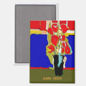 Amish Hexシンボルや象徴 マグネット (正面/裏面)