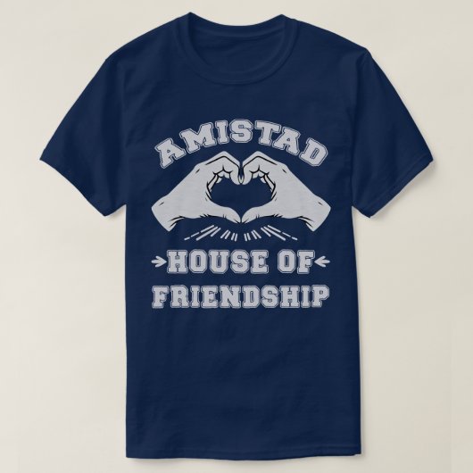 AMISTAD House Of Friendship Tシャツ (デザイン正面)