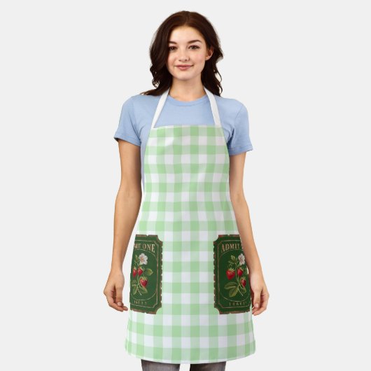 Amit one – ストロベリー エプロン (着用した状態)