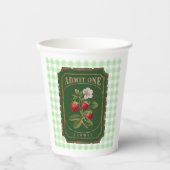 Amit one – ストロベリー 紙コップ (正面)