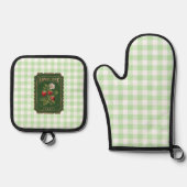 Amit one – ストロベリー 鍋つかみ&鍋敷きセット (正面)