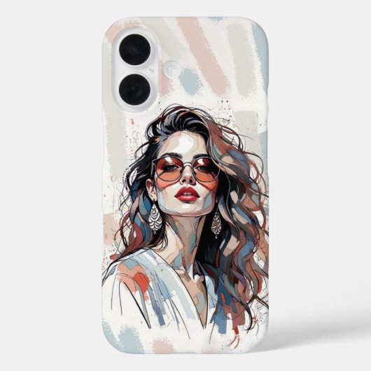 AMITA | ソフトパステルアートの女性用スマホケース Case-Mate iPhoneケース (裏面)
