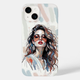 AMITA | ソフトパステルアートの女性用スマホケース Case-Mate iPhone 14ケース