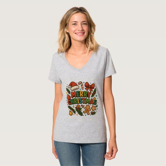 AMITA | メリークリスマスパーティーTシャツ Tシャツ (正面フル)
