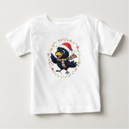AMITA | 喜びのカラス - ホリデーライツ ベビーTシャツ