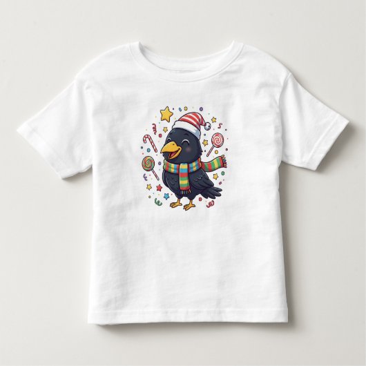 AMITA | Happy Crow - Candy Fun トドラーTシャツ (正面)