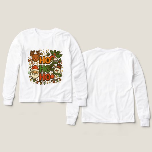 AMITA | HO HO HO Holiday Crew Tee (デザイン 正面＆背面)