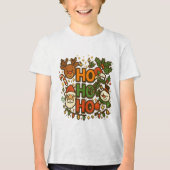 AMITA | HO HO HO Holiday Crew Tee トライブレンドTシャツ (正面)
