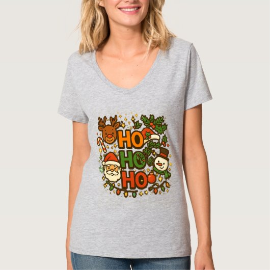 AMITA | HO HO HO Holiday Crew Tee Tシャツ (正面)