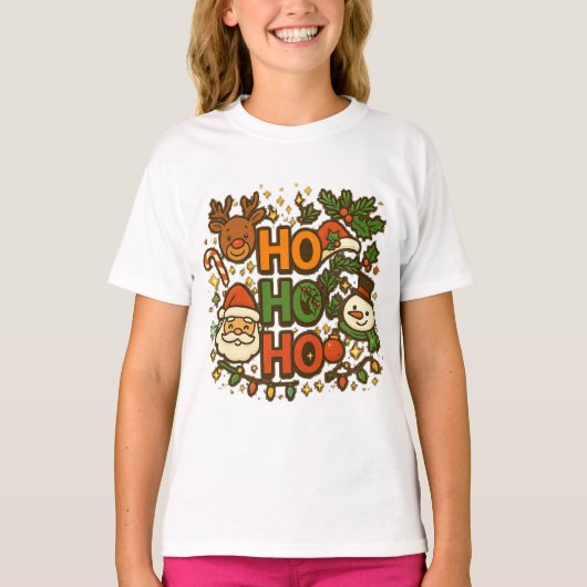 AMITA | HO HO HO Holiday Crew Tee Tシャツ (正面)