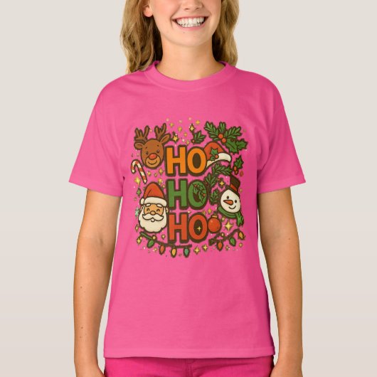 AMITA | HO HO HO Holiday Crew Tee Tシャツ (正面)