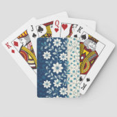 AMITA | Infinite Bloom | Blue Floral Harmony  トランプ (裏面)