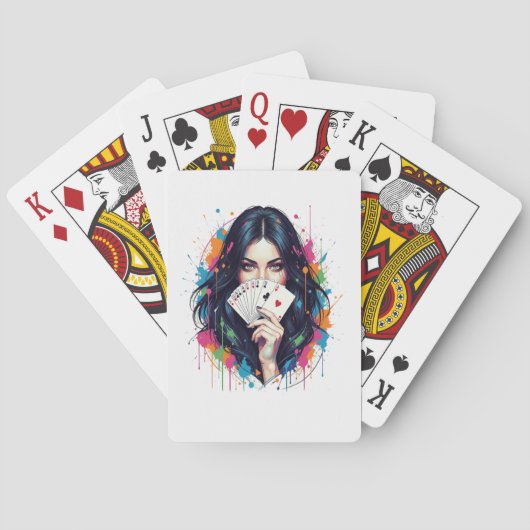 AMITA | Infinite Luck | Poker Muse トランプ (裏面)