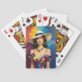 AMITA | Infinite Summer Muse | Abstract Elegance トランプ