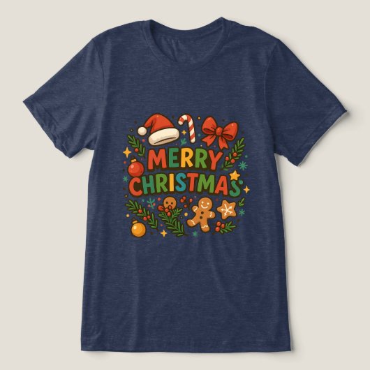 AMITA | Merry Christmas Party Tee トライブレンドＴシャツ (デザイン正面)