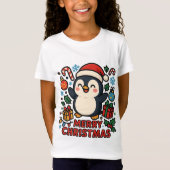 AMITA | Merry Christmas Penguin Tシャツ (正面)
