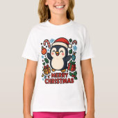 AMITA | Merry Christmas Penguin Tシャツ (正面)