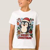 AMITA | Merry Christmas Penguin Tシャツ (正面)