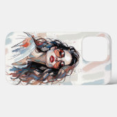 AMITA | Soft Pastel Art Woman Phone Cases Case-Mate iPhoneケース (裏面 (横))