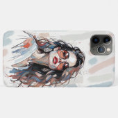 AMITA | Soft Pastel Art Woman Phone Cases Case-Mate iPhoneケース (裏面(横))