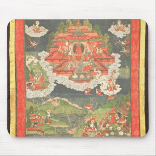 Amitabhaの楽園のThangka マウスパッド