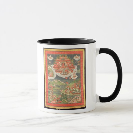 Amitabhaの楽園のThangka マグカップ (右)