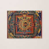 Amitayusの曼荼羅。 19世紀なチベットの学校 ジグソーパズル (横)