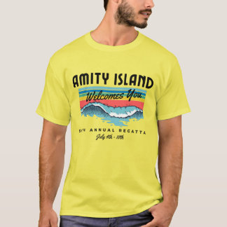 Amity Island Welcomes You - JawsムービーTシャツ Tシャツ