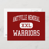 Amityville Memorial – 戦士 – 高 – アミティビル ポストカード (正面/裏面)
