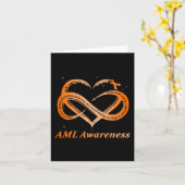 AML Warrior I'm 素晴らし Acute Myeloid Leukemia Awaren カード (黄色い花)