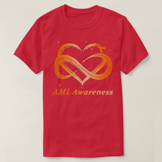 AML Warrior I'm 素晴らし Acute Myeloid Leukemia Awaren Tシャツ (デザイン正面)