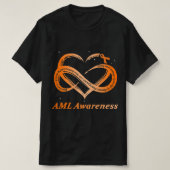 AML Warrior I'm Fine Acute Myeloid Leukemia Awaren Tシャツ (デザイン正面)